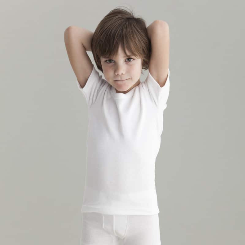 Camiseta Manga Corta Canalé