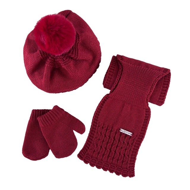 Conjunto Boina Granate Visi