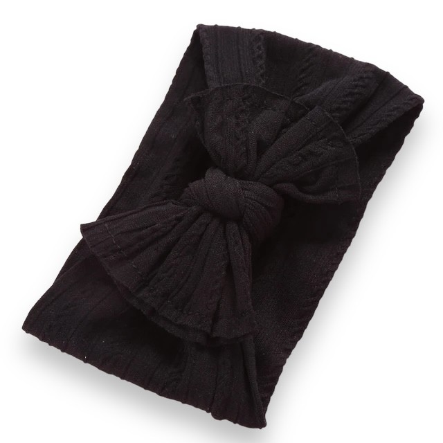 Turbante Trenzado Negro