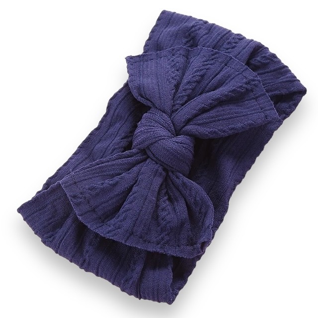 Turbante Trenzado Marino