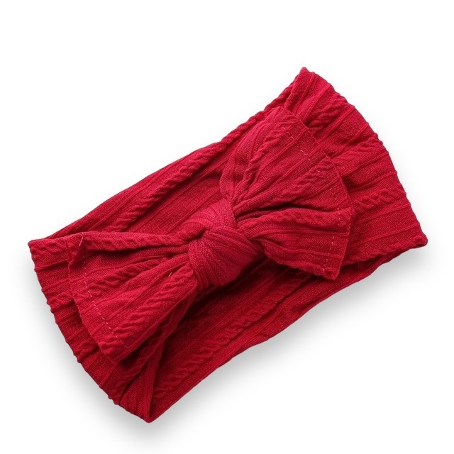 Turbante Trenzado Frambuesa