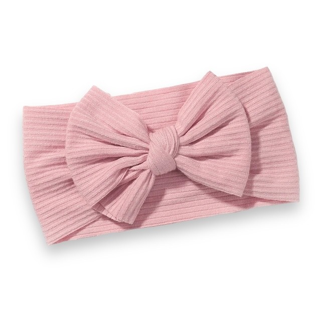 Turbante Canalé Rosa Palo